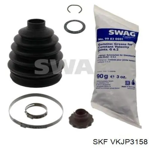 Do koszyka VKJP3158 SKF Osłona przegubu homokinetycznego półosi przedniej zewnętrzna