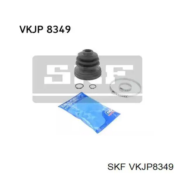 Osłona przegubu homokinetycznego półosi tylnej wewnętrzna SKF VKJP8349 cena, od 16,51 USD