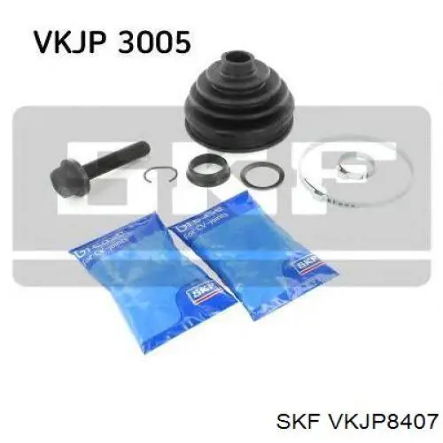 Osłona przegubu homokinetycznego półosi przedniej wewnętrzna SKF VKJP8407 cena, od 19,80 USD
