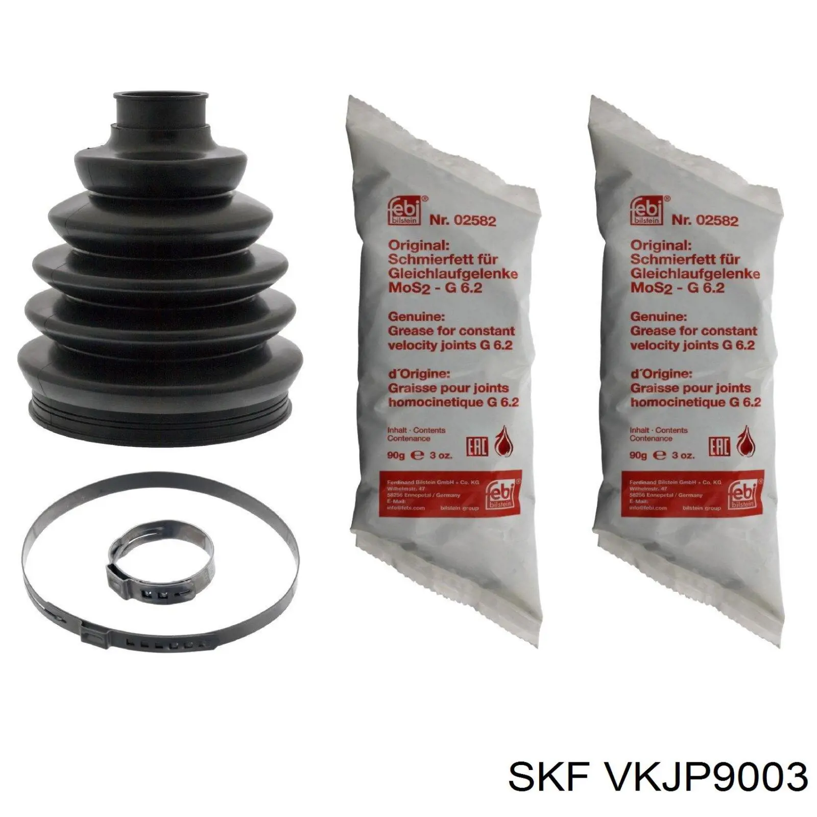 VKJP9003 SKF Osłona przegubu homokinetycznego półosi przedniej wewnętrzna