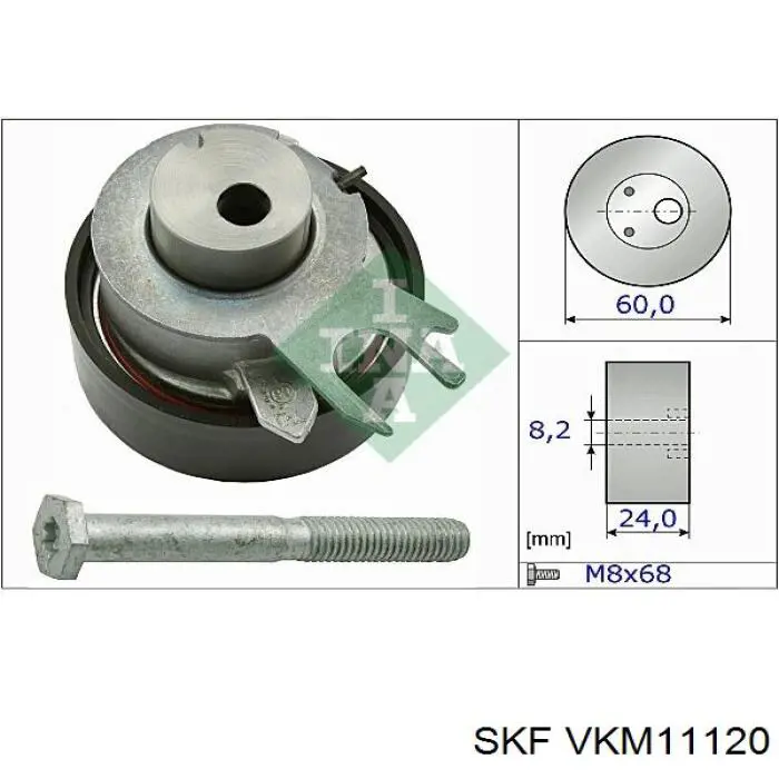 Do koszyka VKM11120 SKF Rolka napinacza paska rozrządu