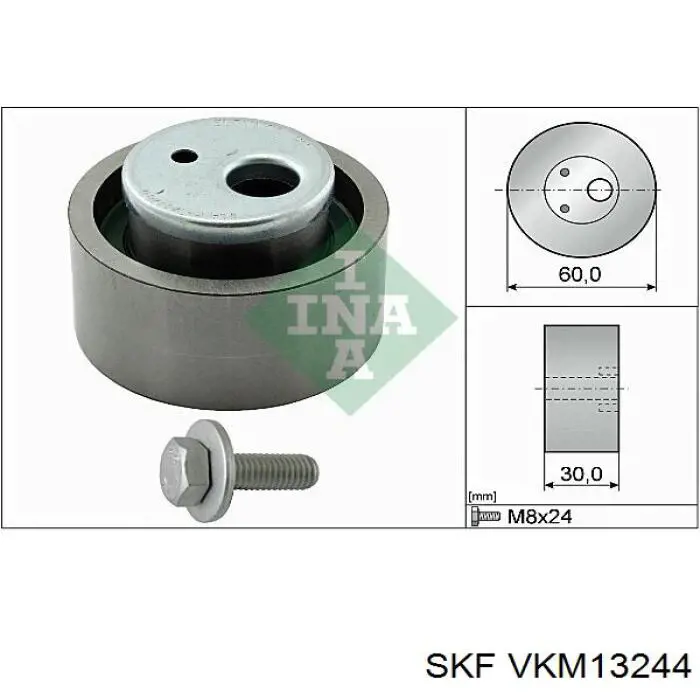 Do koszyka VKM13244 SKF Rolka napinacza paska rozrządu