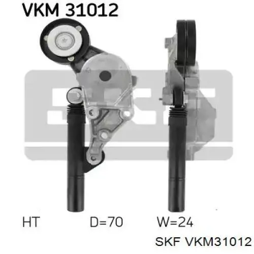 Napinacz paska napędowego SKF VKM31012 cena, od 23,55 USD