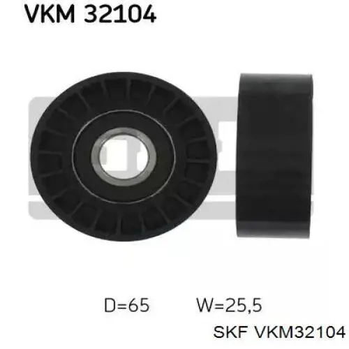 Rolka prowadząca, kierunkowa paska napędowego SKF VKM32104 cena, od 14,83 USD