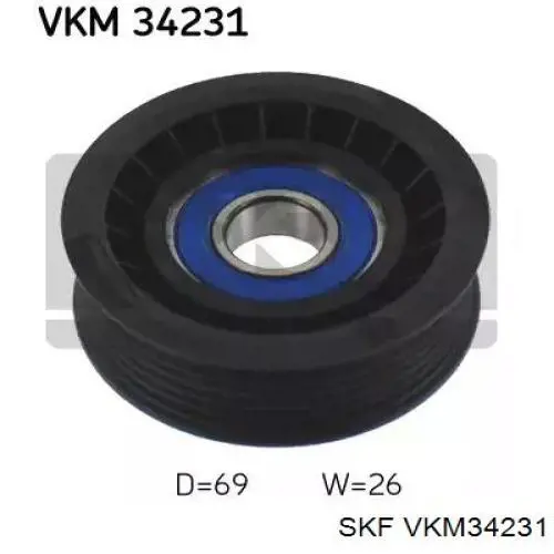 Rolka prowadząca, kierunkowa paska napędowego SKF VKM34231 cena, od 19,50 USD