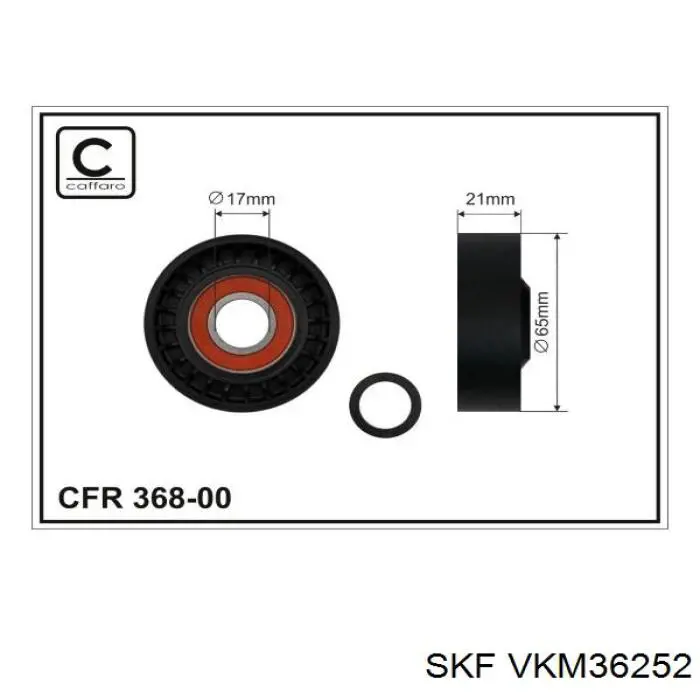 VKM36252 SKF Napinacz paska napędowego