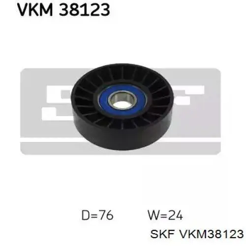 Rolka napinacza paska napędowego SKF VKM38123 cena, od 15,10 USD