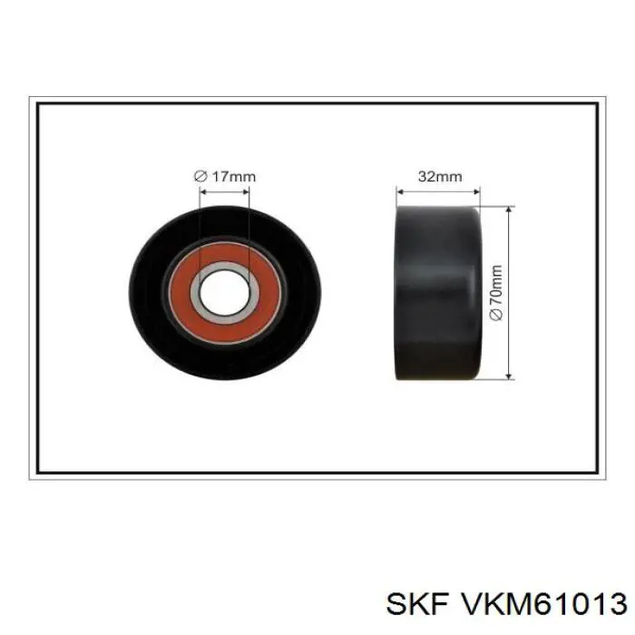 Do koszyka VKM61013 SKF Napinacz paska napędowego