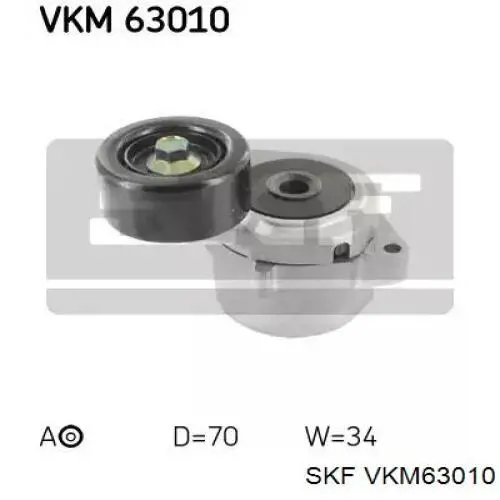 Napinacz paska napędowego SKF VKM63010 cena, od 64,40 USD