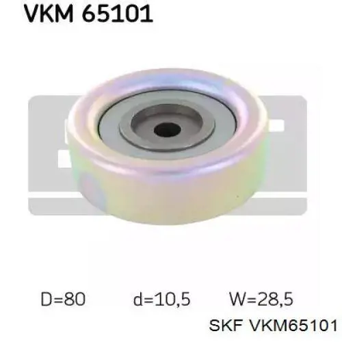 Rolka prowadząca, kierunkowa paska napędowego SKF VKM65101 cena, od 31,74 USD