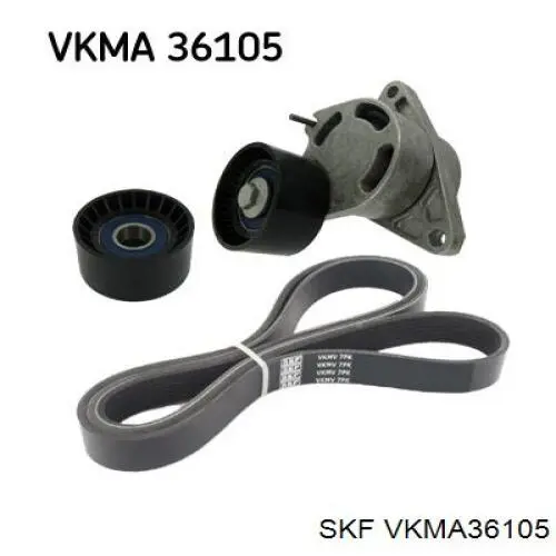 VKMA36105 SKF Pasek napędowy mechanizmów, zestaw