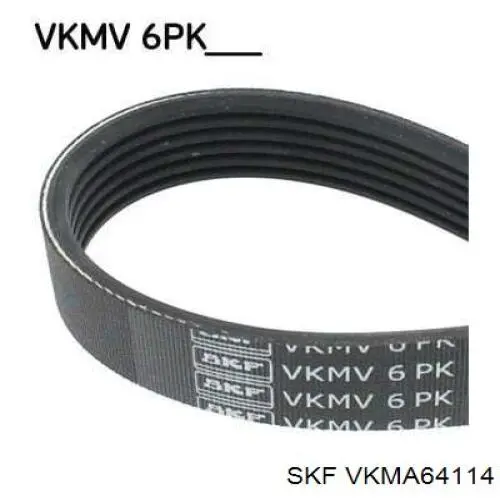 Pasek napędowy mechanizmów, zestaw SKF VKMA64114 cena, od 194,56 USD