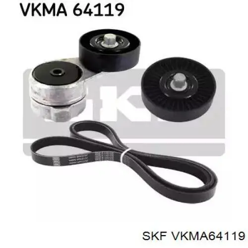 Pasek napędowy mechanizmów, zestaw SKF VKMA64119 cena, od 186,60 USD
