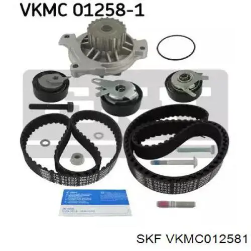 Do koszyka VKMC012581 SKF Pasek rozrządu, zestaw