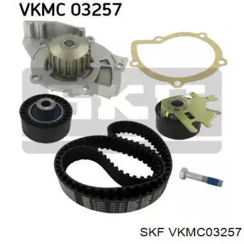 Do koszyka VKMC03257 SKF Pasek rozrządu, zestaw