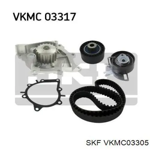 Do koszyka VKMC03305 SKF Pasek rozrządu, zestaw