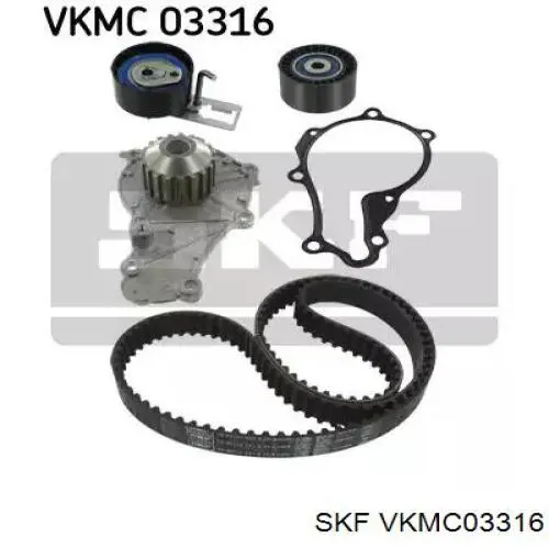 Pasek rozrządu, zestaw SKF VKMC03316 cena, od 143,83 USD
