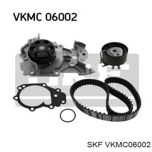 Do koszyka VKMC06002 SKF Pasek rozrządu, zestaw