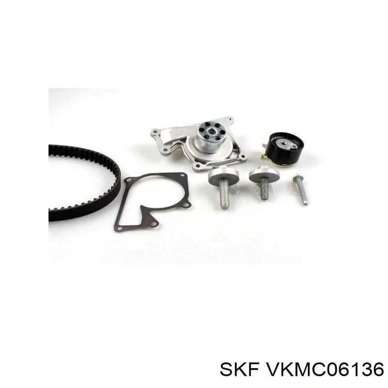 Do koszyka VKMC06136 SKF Pasek rozrządu, zestaw