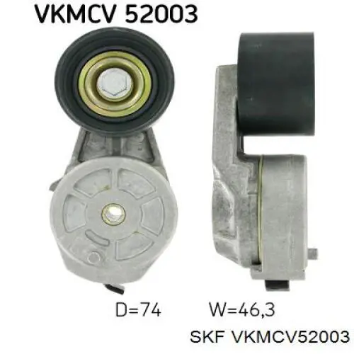 Napinacz paska napędowego SKF VKMCV52003 cena, od 68,86 USD