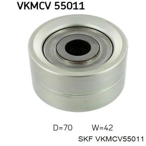 VKMCV55011 SKF Rolka prowadząca kierunkowa paska rozrządu