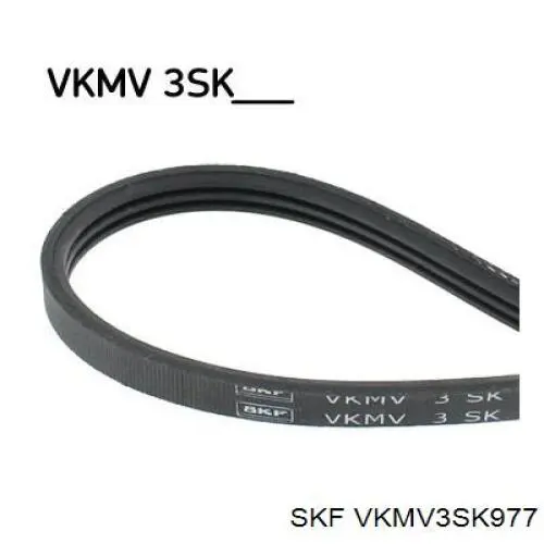 Pas napędowy mechanizmów Dayco 3PK977EE cena, od 12,91 USD