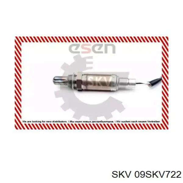 09SKV722 SKV Sonda lambda, czujnik tlenu