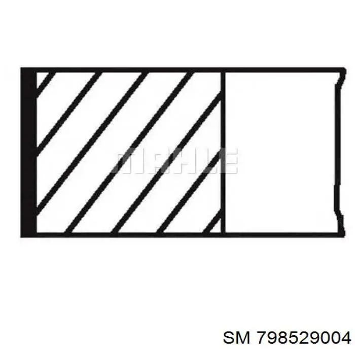 798529-00-4 SM zestaw pierścieni tłokowych do silnika, std