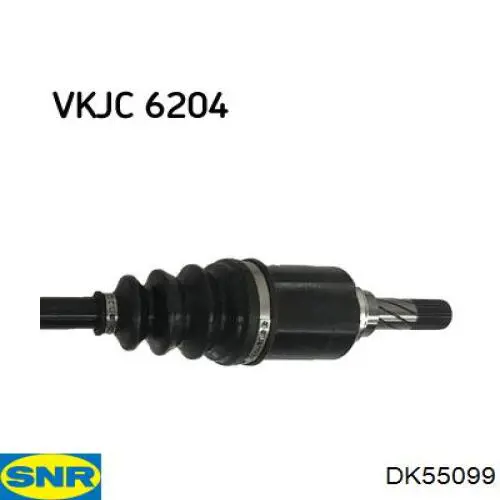 Półoś napędowa przednia lewa SNR DK55099 cena, od 104,30 USD
