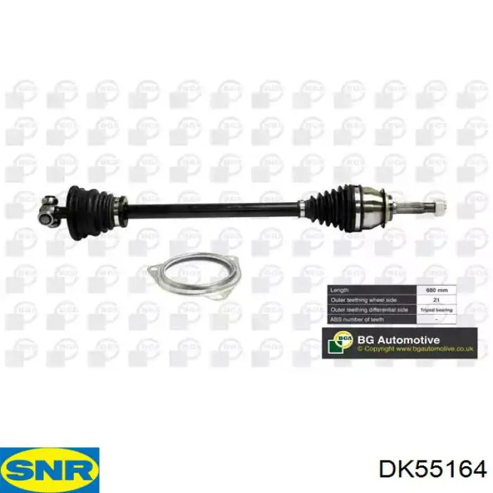 Półoś napędowa przednia do Renault Fluence  L3