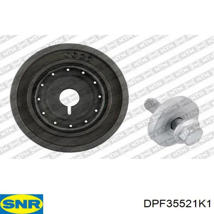 Koło pasowe wału korbowego SNR DPF35521K1 cena, od 66,61 USD