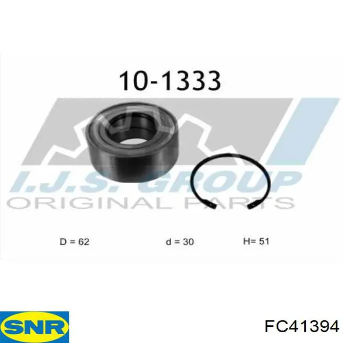 Lożysko piasty tylnej SNR FC41394 cena, od 26,67 USD