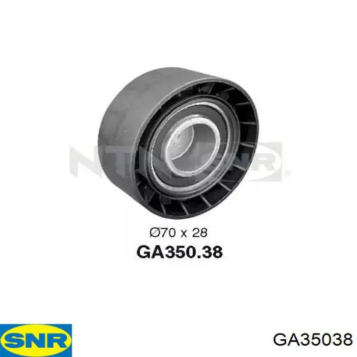 Rolka napinacza paska napędowego SNR GA35038 cena, od 25,24 USD