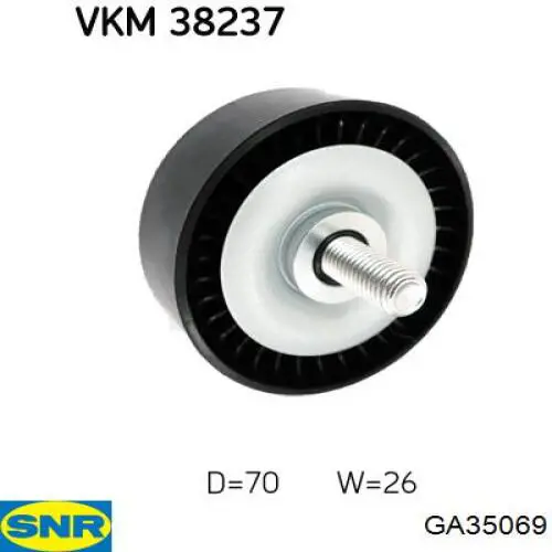 Rolka prowadząca, kierunkowa paska napędowego SNR GA35069 cena, od 20,08 USD
