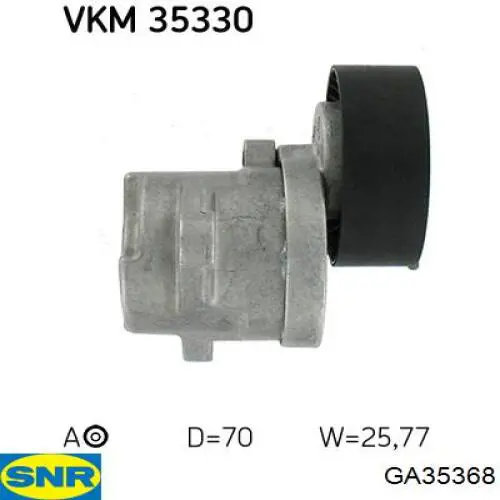 Do koszyka GA35368 SNR Rolka napinacza paska napędowego