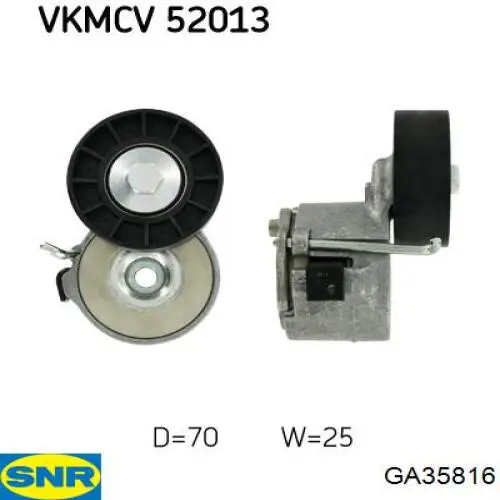 GA35816 SNR Napinacz paska napędowego