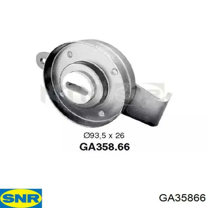 Rolka napinacza paska napędowego SNR GA35866 cena, od 38,71 USD