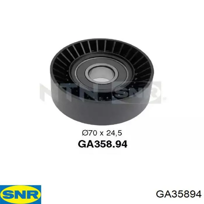 Rolka napinacza paska napędowego SNR GA35894 cena, od 16,33 USD