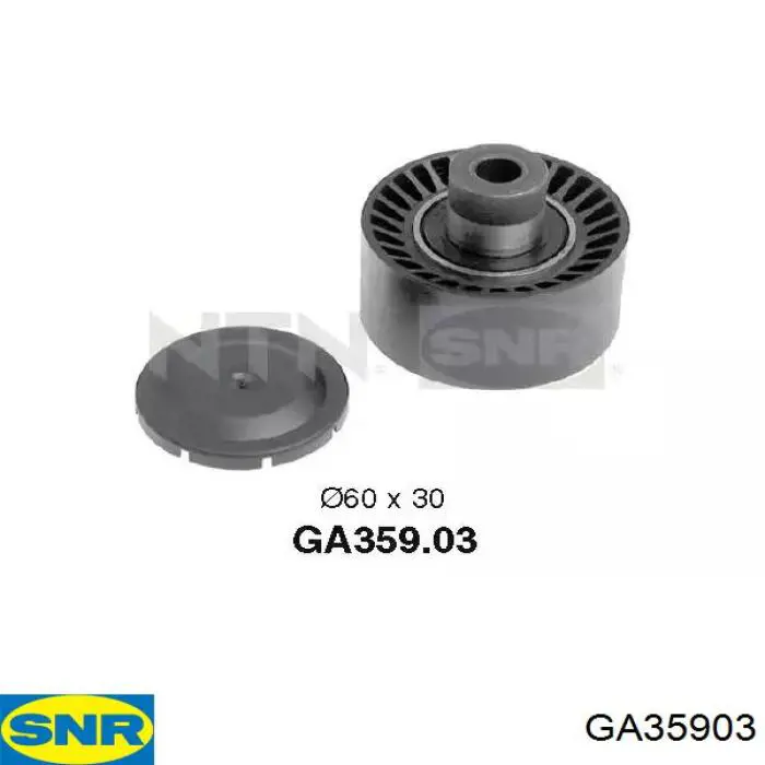 Rolka prowadząca, kierunkowa paska napędowego SNR GA35903 cena, od 21,81 USD