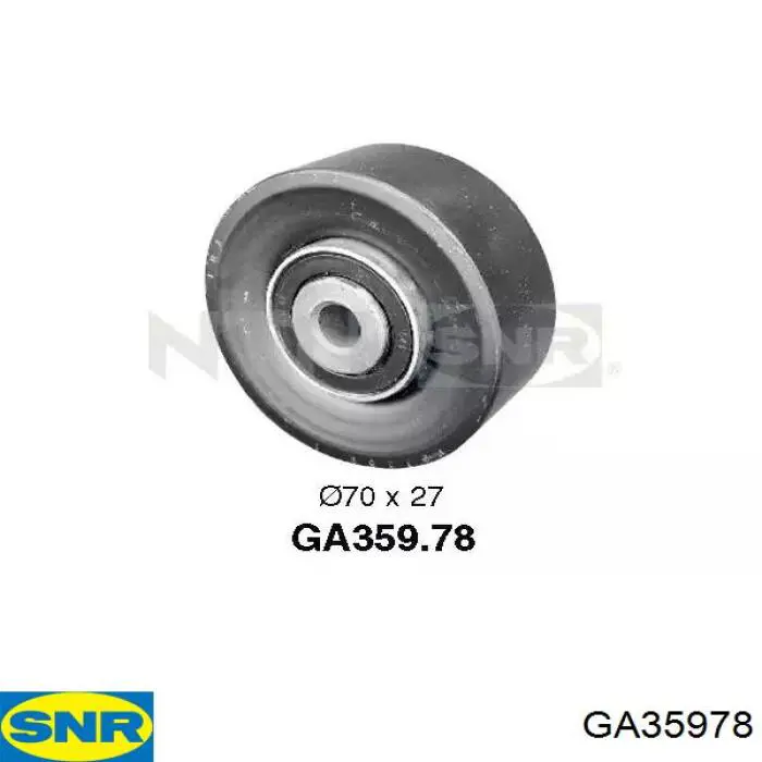 Rolka napinacza paska napędowego SNR GA35978 cena, od 26,59 USD
