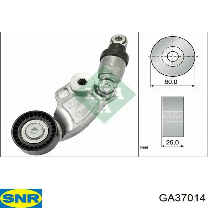 Napinacz paska napędowego AND 50145006 cena, od 49,54 USD