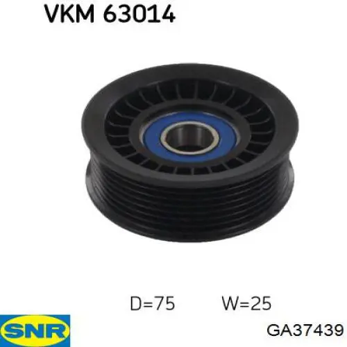 Rolka napinacza paska napędowego SNR GA37439 cena, od 19,76 USD