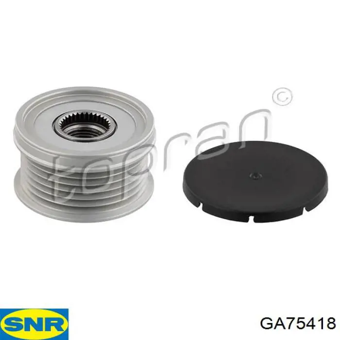 Koło pasowe alternatora SNR GA75418 cena, od 34,46 USD