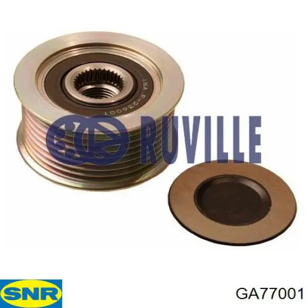 Koło pasowe alternatora SNR GA77001 cena, od 41,95 USD