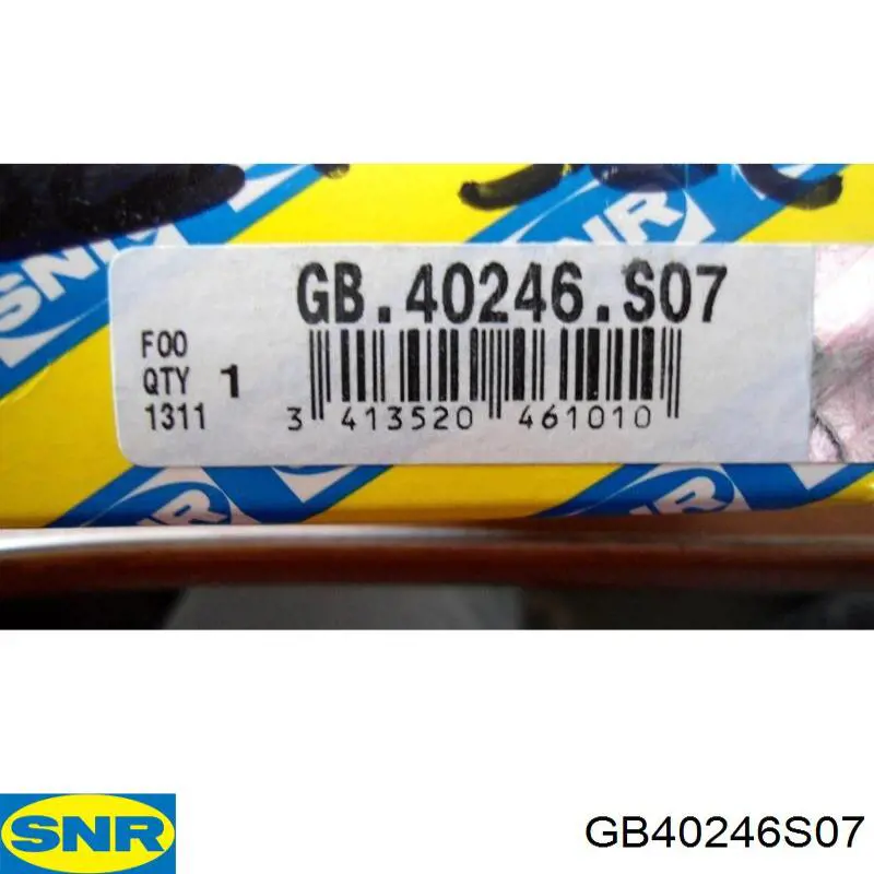 GB40246S07 SNR Łożysko piasty przedniej