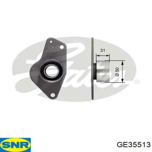 Rolka prowadząca kierunkowa paska rozrządu SNR GE35513 cena, od 20,34 USD