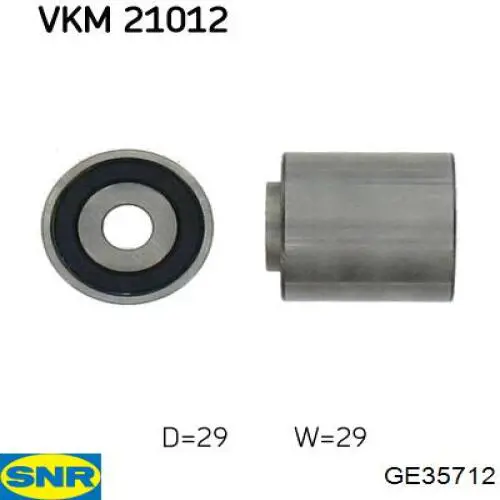 Rolka prowadząca kierunkowa paska rozrządu SNR GE35712 cena, od 15,47 USD
