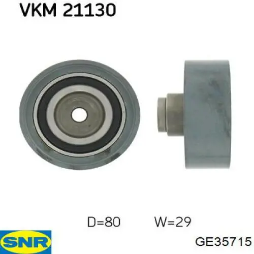 Rolka prowadząca kierunkowa paska rozrządu SNR GE35715 cena, od 27,63 USD
