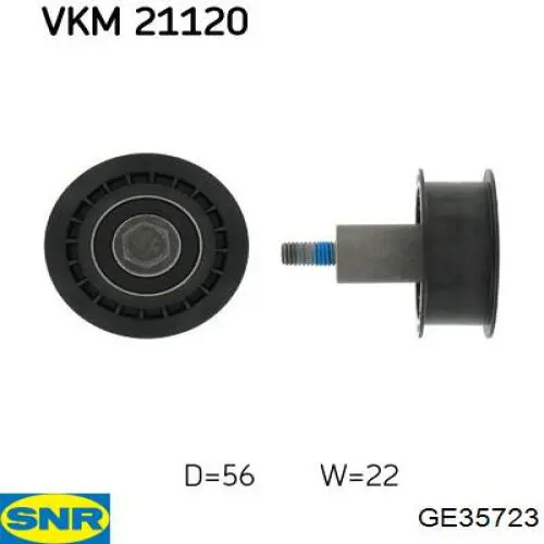 Rolka prowadząca kierunkowa paska rozrządu SNR GE35723 cena, od 17,90 USD