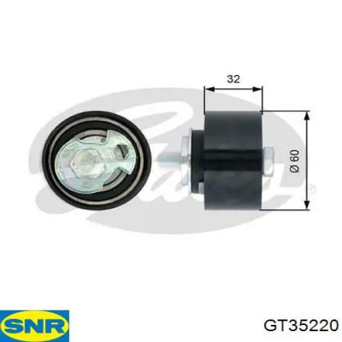 Rolka napinacza paska rozrządu SNR GT35220 cena, od 47,19 USD